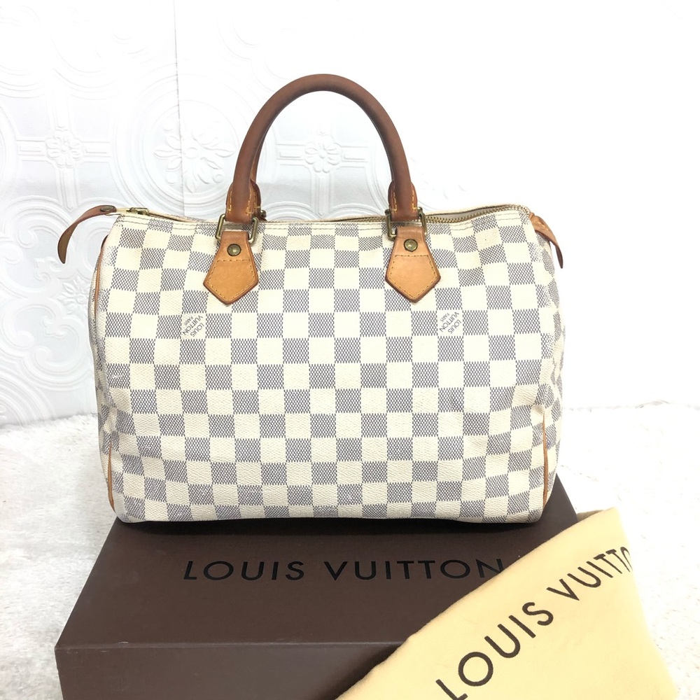 🌸OFFERS?🌸Louis Vuitton Speedy 30 in Damier Azur